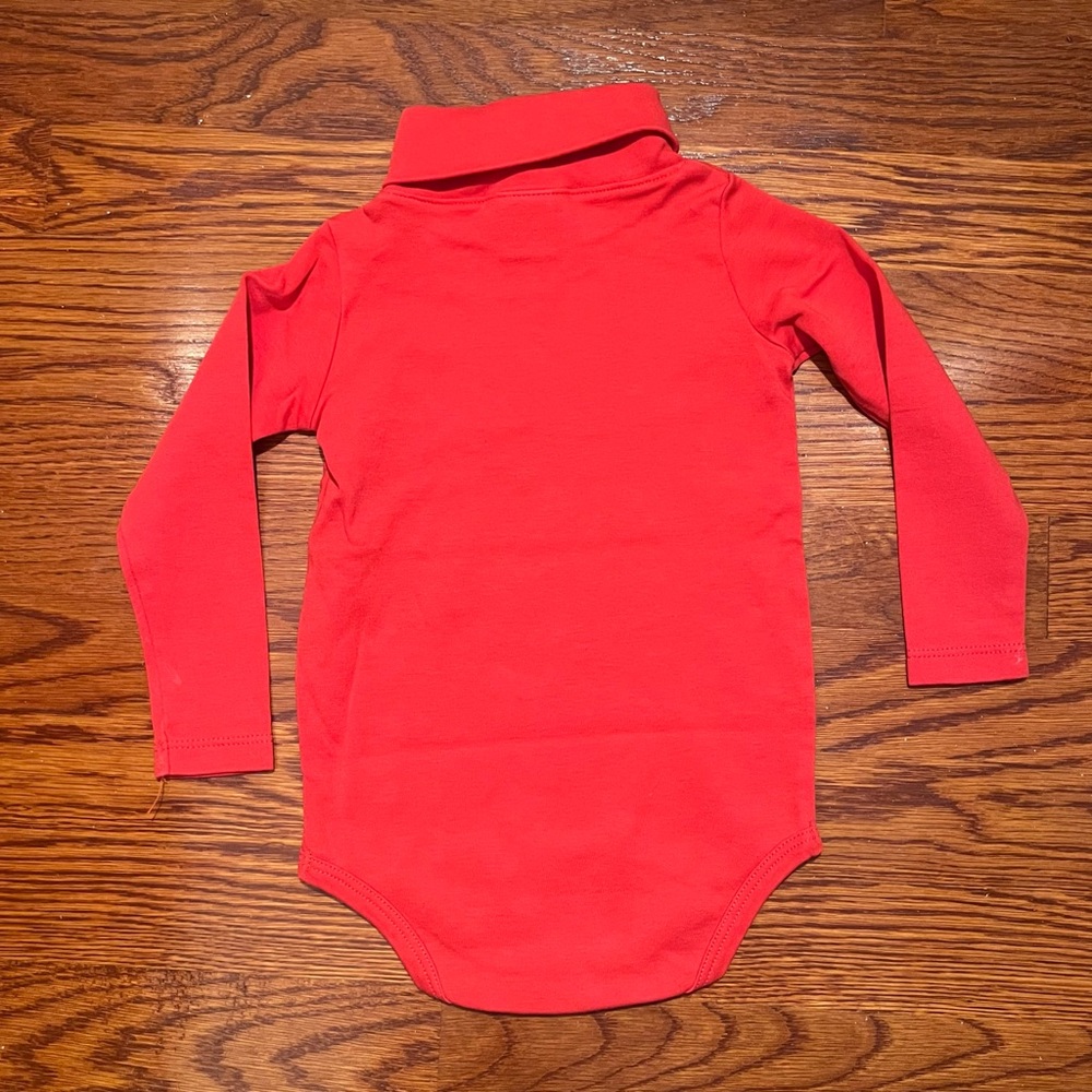 T.B.B.C. Tatum's Turtleneck (Unisex) in Richmond Red, Size 18-24M - Picture 5 of 11
